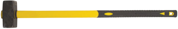 Кувалда кованая, фиброглассовая обратная усиленная ручка 900 мм, 4 кг FIT 45244