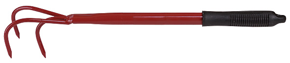 Рыхлитель с ручкой цельнометаллический, 3 зуба  Инструм-Агро 76845