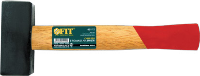 Кувалда кованая, деревянная ручка Профи 1,5 кг FIT 45115