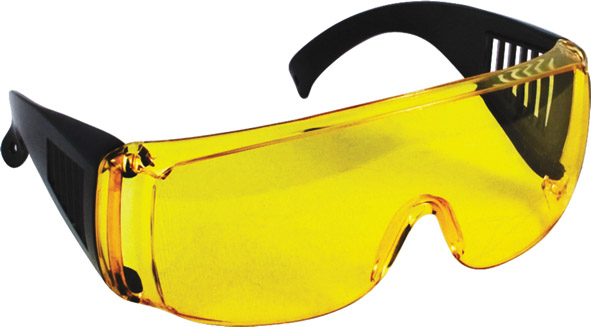 Очки защитные с дужками желтые  FIT 12220