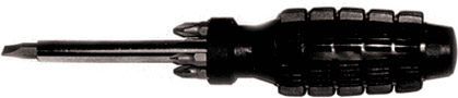 Отвертка 5 CrV бит, черная усиленная ручка с антискользящей накладкой  FIT 56245