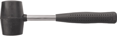 Киянка резиновая, металлическая ручка 55 мм FIT 45323