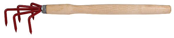 Рыхлитель с деревянной ручкой 5 зубьев Инструм-Агро 76806