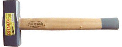 Кувалда кованая в сборе, деревянная эргономичная ручка 5,5 кг Труд-Вача 45035