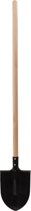 Лопата штыковая, с деревянным черенком  210х290х1450 мм KУРС 77213