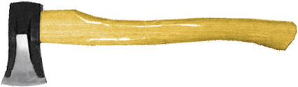 Топор-колун "ушастый" кованый, деревянная ручка 1000 гр. FIT 46152