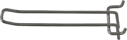 Крюк для стенда двойной хромированный 200 мм FIT 65720