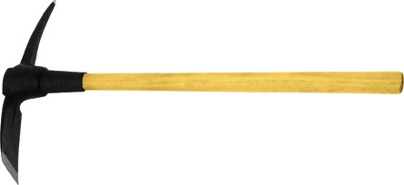 Кирка 1500 гр., деревянная ручка 880 мм FIT 44472