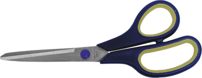 Ножницы бытовые нержавеющие, прорезиненные ручки, 225 мм FIT 67377