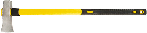 Топор-колун кованый, фиберглассовая длинная ручка 900 мм, 2700 гр. FIT 46163