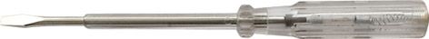 Отвертка индикаторная, белая ручка 100 - 500 В, 190 мм FIT 56504