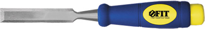 Стамеска Профи, двухцветная мягкая ручка  6 мм FIT 43191