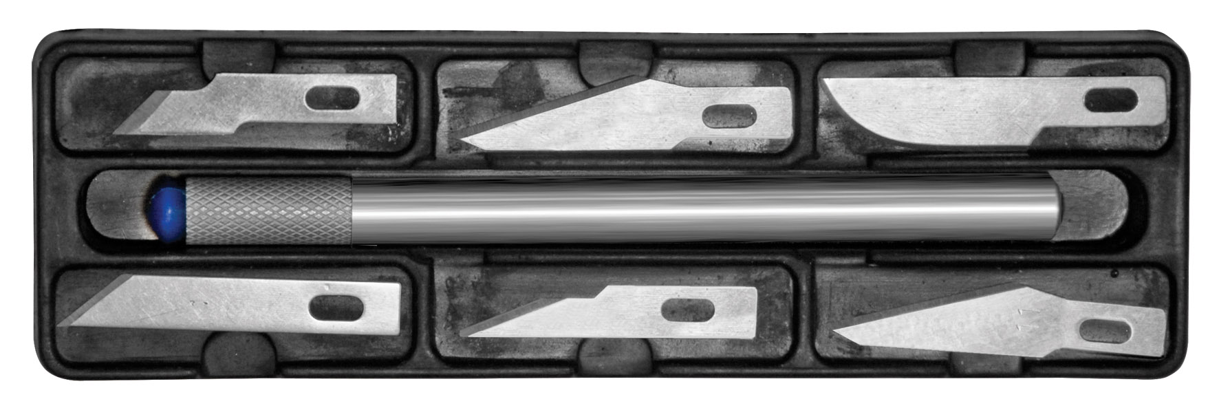 Нож макетный c 6 лезвиями FIT 10482
