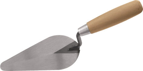 Кельма штукатура, инструментальная сталь, деревянная ручка 180 мм FIT 04892М