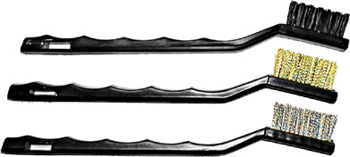 Корщетки мини, набор 3 шт., сталь/нейлон/латунь, 175 мм FIT 38452