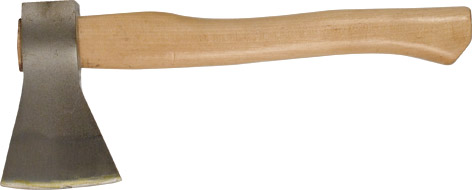 Топор кованая усиленная сталь, деревянная ручка 1000 гр. FIT 46123