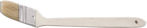Кисть радиаторная, натур. светлая щетина, деревянная ручка 1,5" (38 мм) KУРС 874
