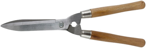 Кусторез, прямые лезвия, деревянные ручки 500 мм FIT 77103