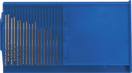 Сверла по металлу HSS полированные "микро" набор 20 шт. (0,3-1,6 мм) FIT 36360