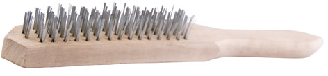 Корщетка с деревянной ручкой 4-х рядная FIT 38400