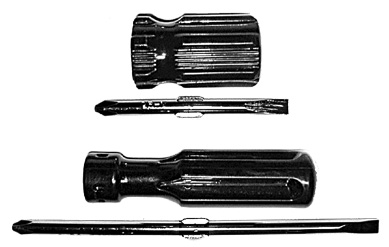 Отвертка переставная, CrV сталь, черная пластиковая ручка 6х70 мм PH2/SL6 FIT 56204