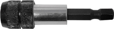 Адаптер для бит с магнитным фиксатором и защелкой для быстрой смены бит, 60 мм FIT 57613