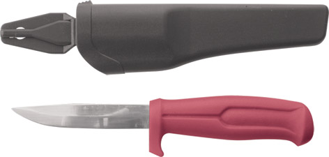 Нож строительный, пластиковая ручка, длина лезвия 100 мм  FIT 10608