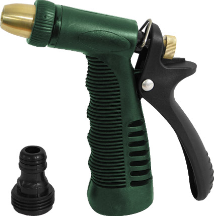 Пистолет для полива регулируемый, зеленый Профи 145 мм FIT 77300