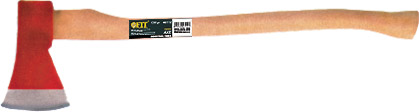 Топор кованая усиленная сталь, деревянная длинная ручка 1250 гр. FIT 46112