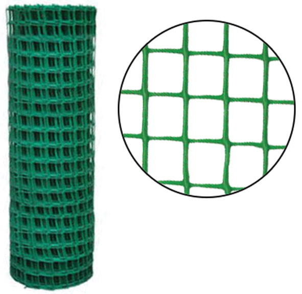 Решетка заборная в рулоне, зеленая, ячейка 60х60мм, 1,8 х 25 м 77478