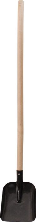 Лопата совковая плоская, с деревянным черенком  225х270х1450 мм FIT 77217