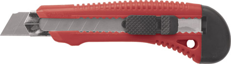 Нож технический, серия "Оптима" 18 мм усиленный FIT 10168