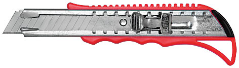 Нож технический, серия "Стайл" 18 мм усиленный FIT 10170