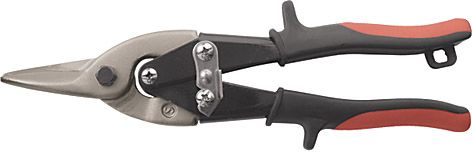 Ножницы по жести "Мастер", усиленные CrV, прорезиненные ручки, прямые 250 мм KУРС 41460