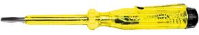 Отвертка индикаторная, желтая ручка 100 - 500 В, 190 мм FIT 56502
