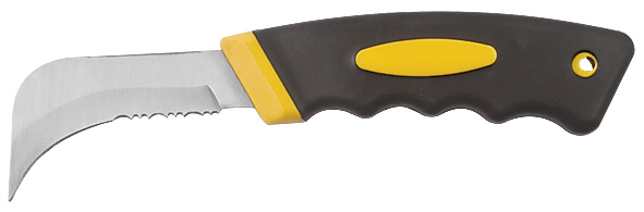 Нож для напольных покрытий, нерж.сталь, прорезиненная ручка FIT 10630