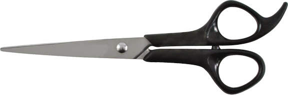 Ножницы бытовые нержавеющие, пластиковые ручки, толщина лезвия 1,3 мм, 155 мм FIT 67352