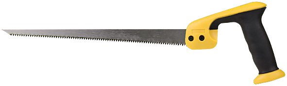 Ножовка по дереву выкружная, зуб 8 TPI, пластиковая прорезиненная ручка 300 мм FIT 40573