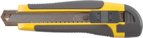 Нож технический 18 мм усиленный, лезвие 15 сегментов FIT 10254