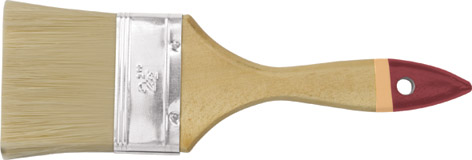 Кисть флейцевая "Модерн", иск. щетина, деревянная ручка  3" (75 мм) FIT 867
