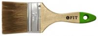 Кисть флейцевая "Микс", смешанная натуральная и искусственная щетина, деревянная ручка 1" (25 мм) FIT 1193