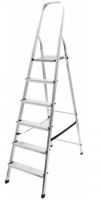 Лестница-стремянка алюминиевая, 4 ступени, вес 3,0 кг FIT 65342