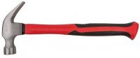 Молоток-гвоздодер, фиброглассовая усиленная ручка 30 мм, 450 гр. KУРС 44771